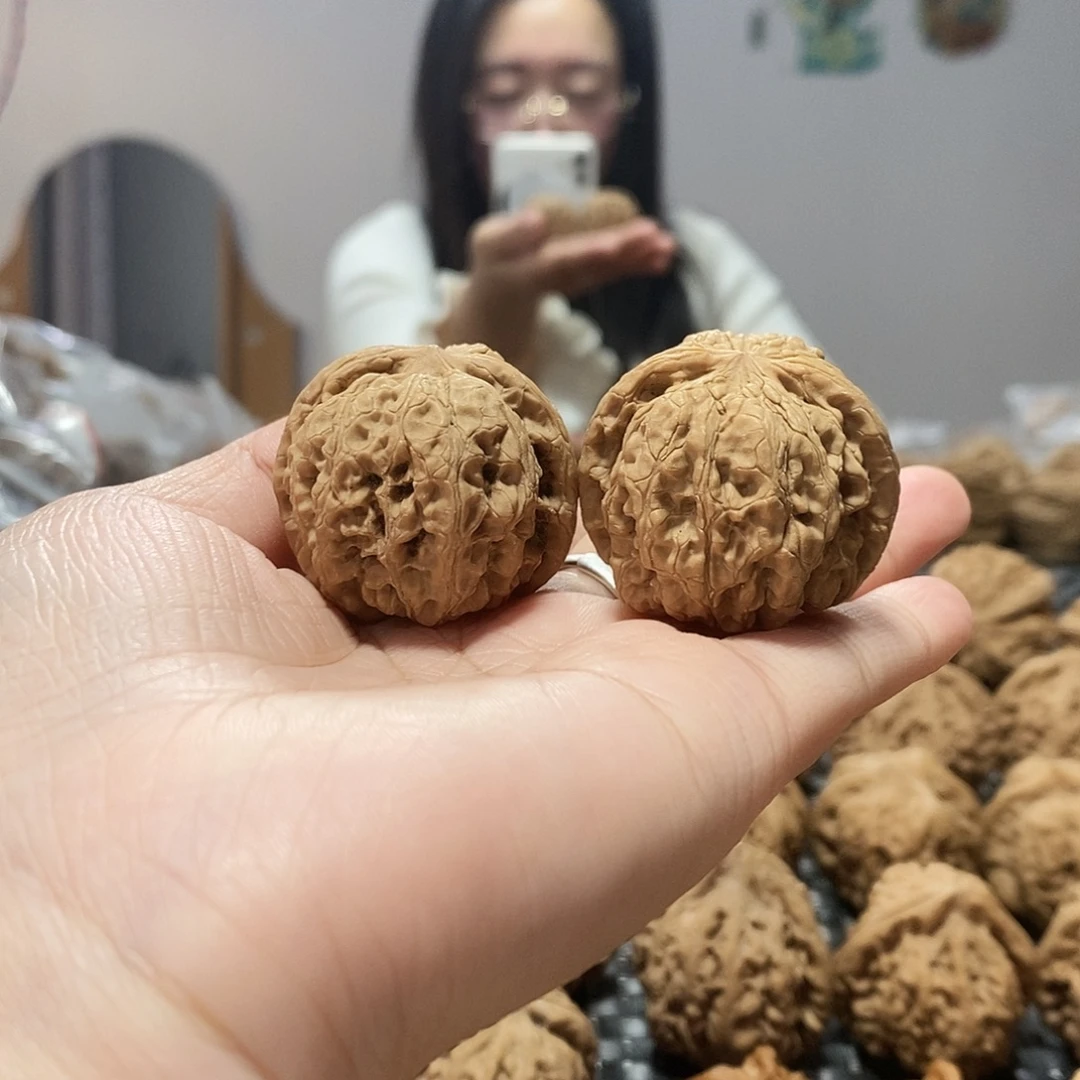 吊坠桃核雨花石36