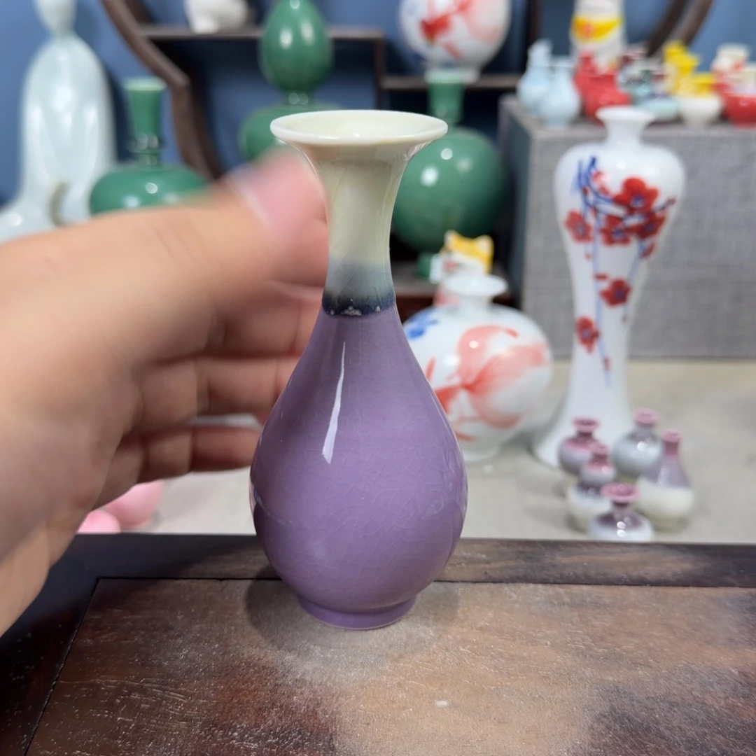 陶瓷手工小花器摆件