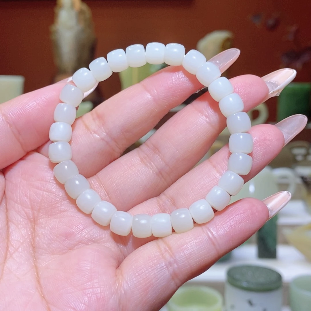未镶嵌和田玉把件新疆和田玉白玉串