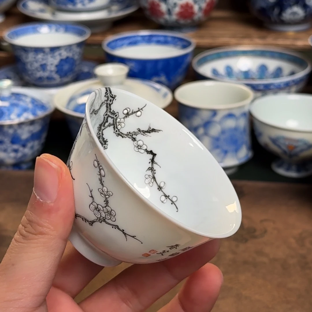 纯手工手绘陶瓷茶具