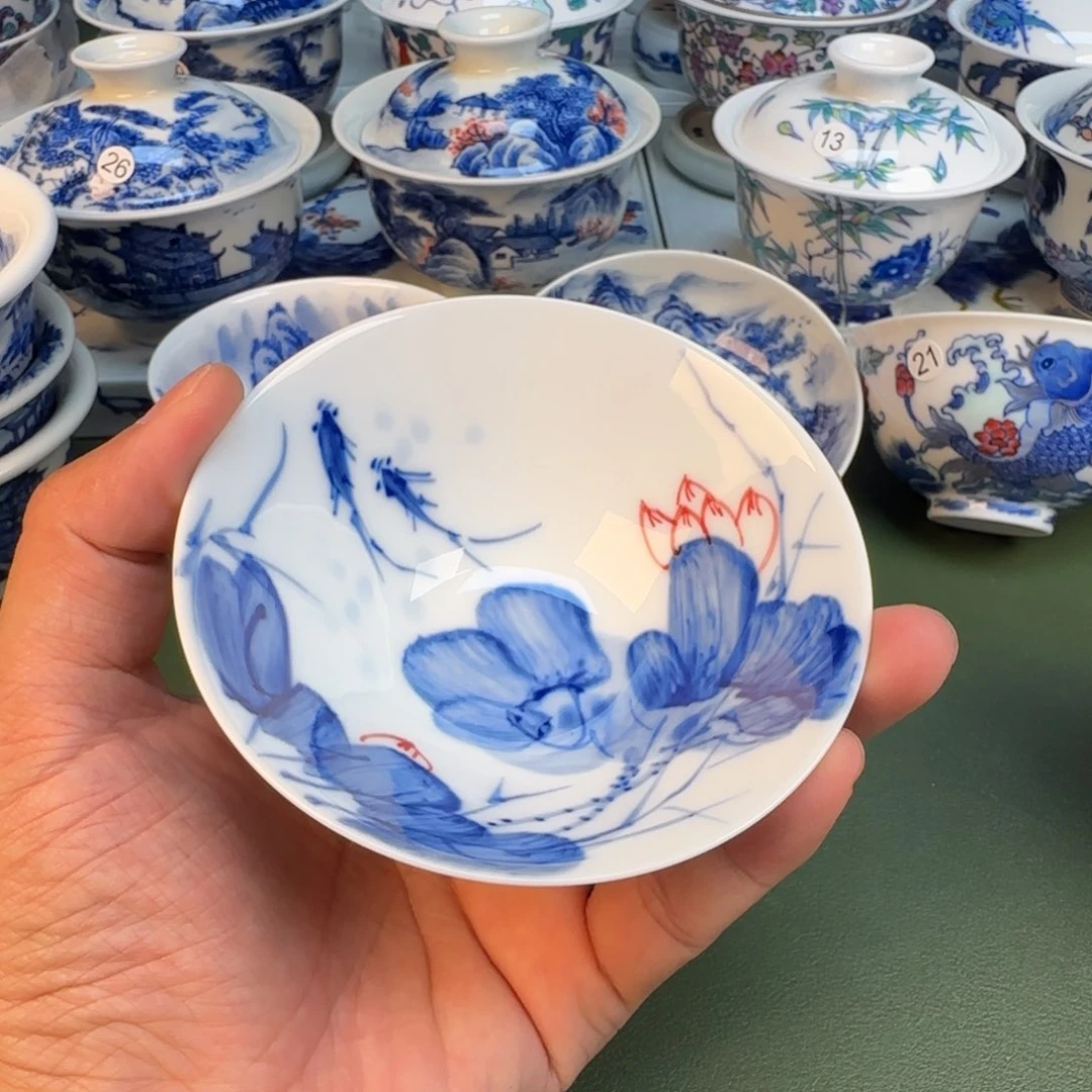 纯手工纯手绘茶具58