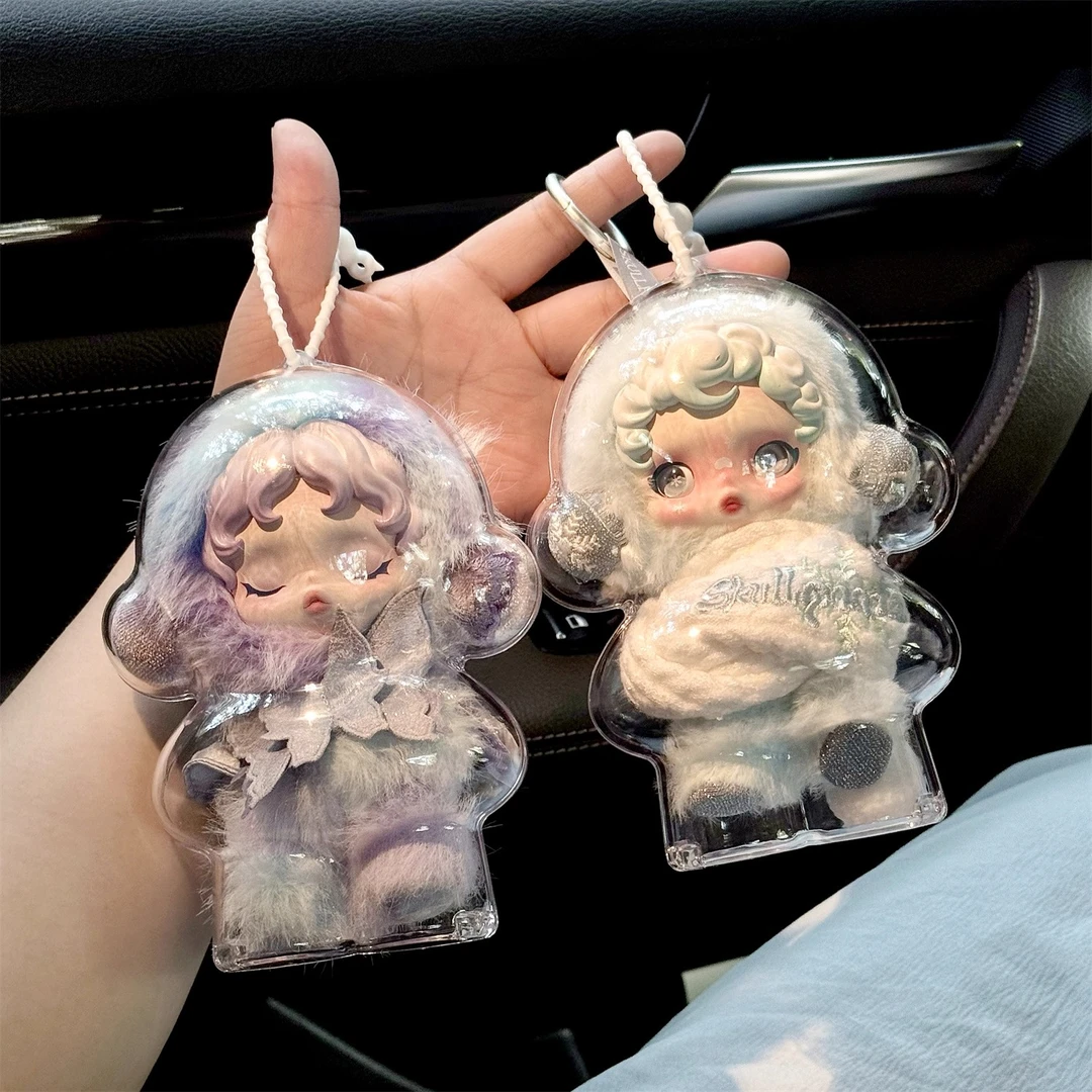 冬日乐章保护壳泡泡玛特sp搪胶毛绒公仔skullpanda遛娃透明防尘罩