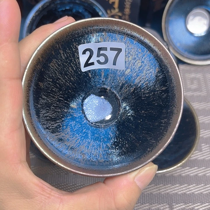 茶盏沐雨茶器柴烧主人杯