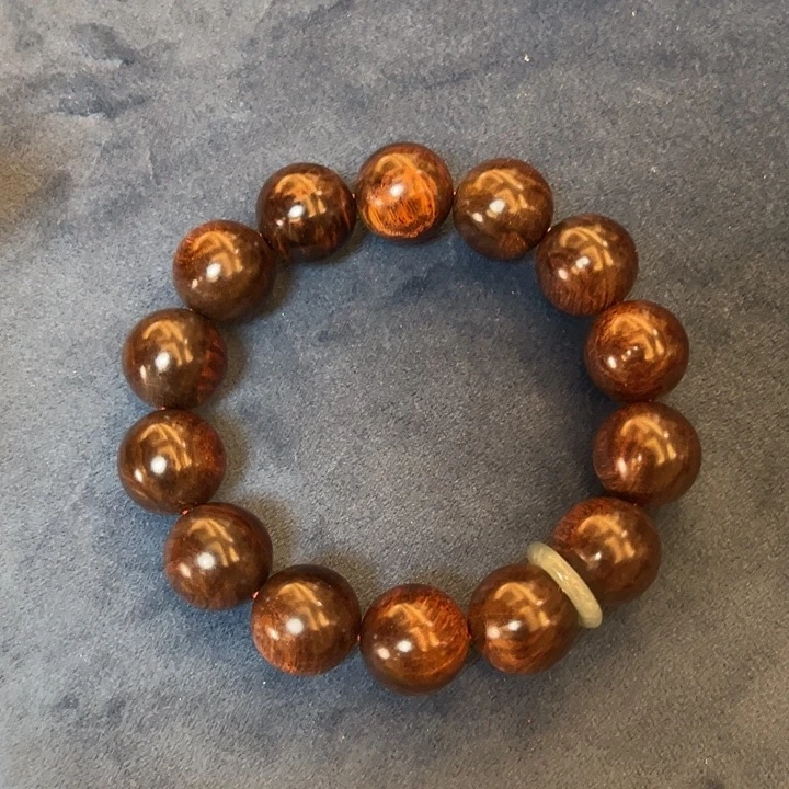 黄花梨/降香黄檀手串/手链1.6紫油梨芝麻花