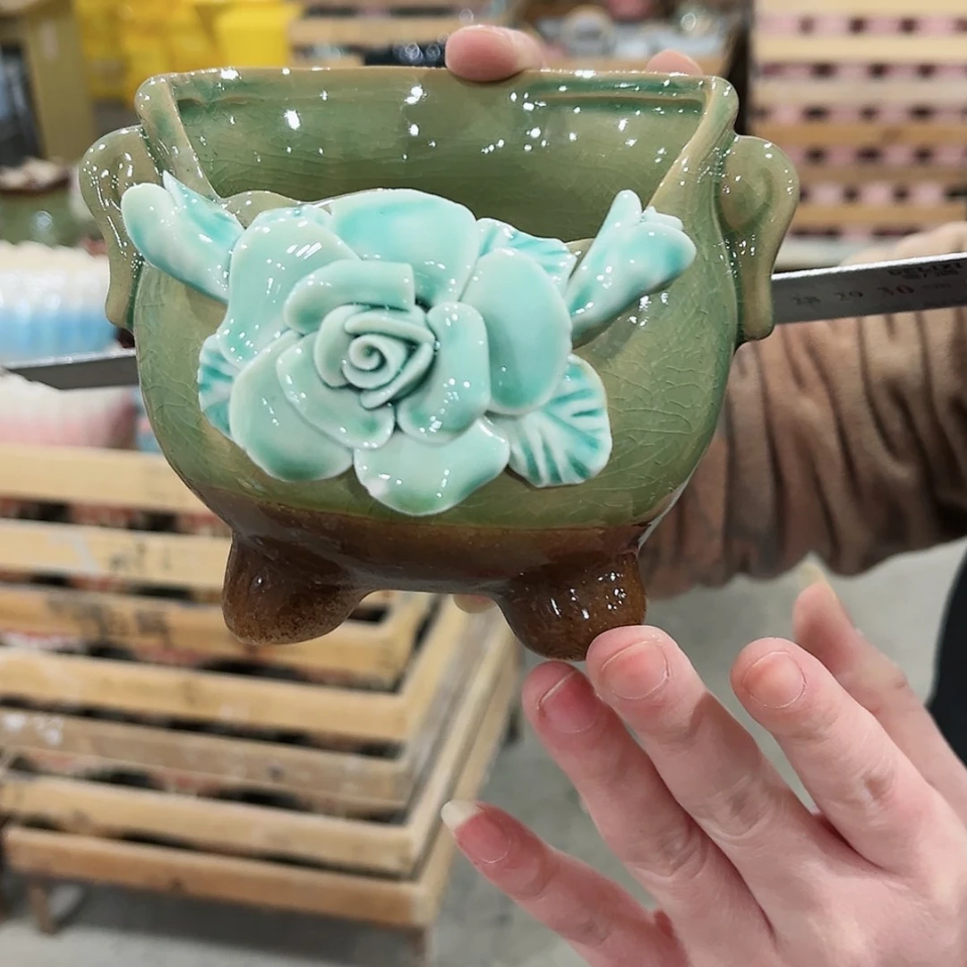 【闪购商品】陶瓷陶瓷多肉植物花盆