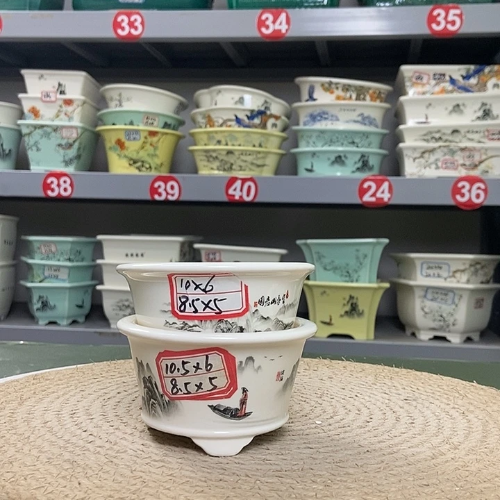 紫砂紫砂花盆3980