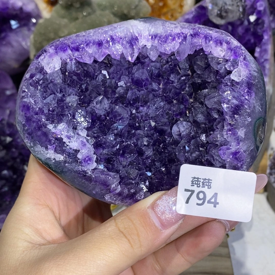 大型摆件（非配饰）紫晶未镶嵌窝窝