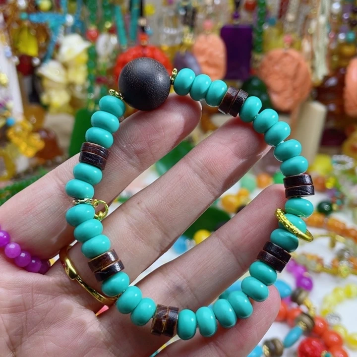 53号设计款绿色手串