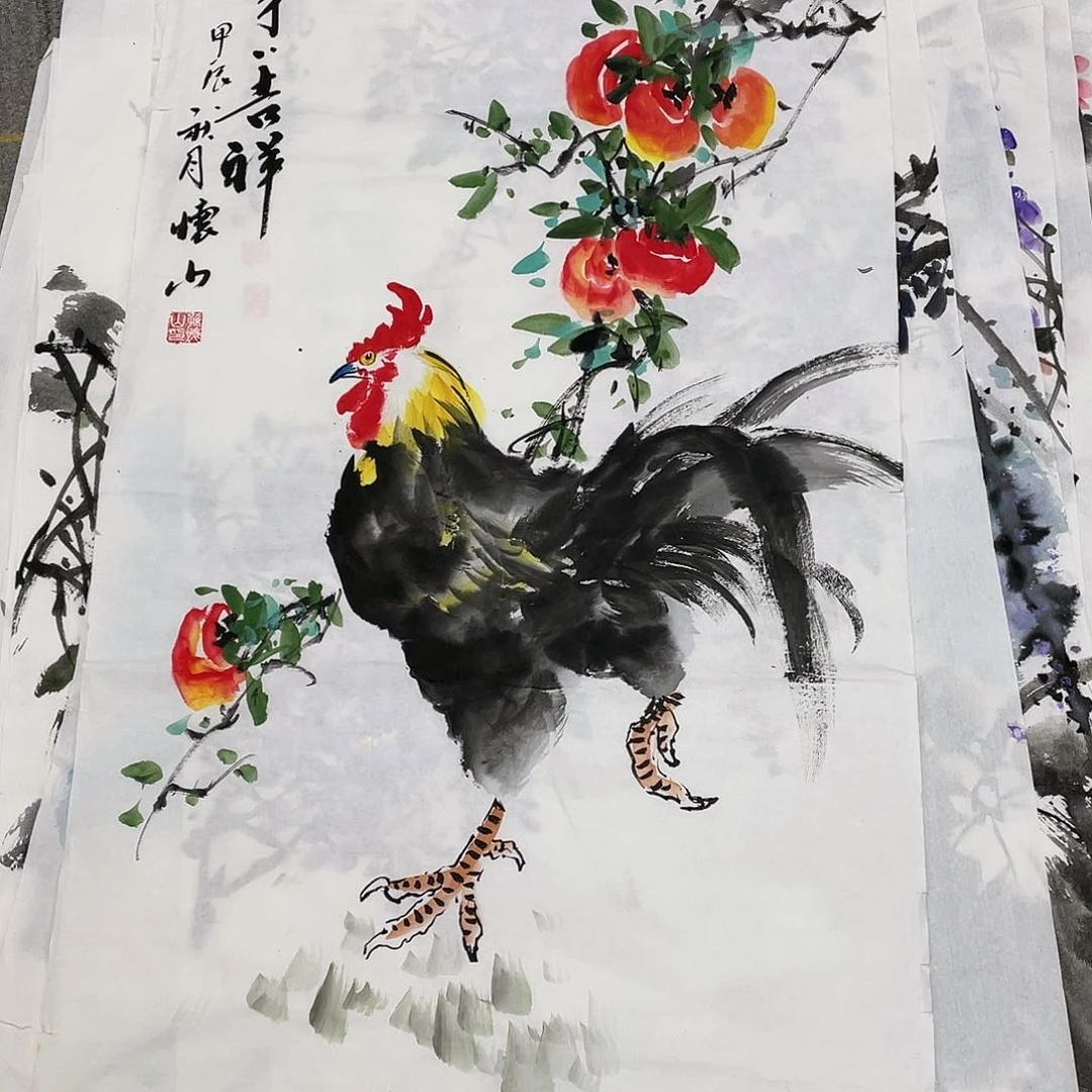 国画醉**风定制作品作者孙怀山