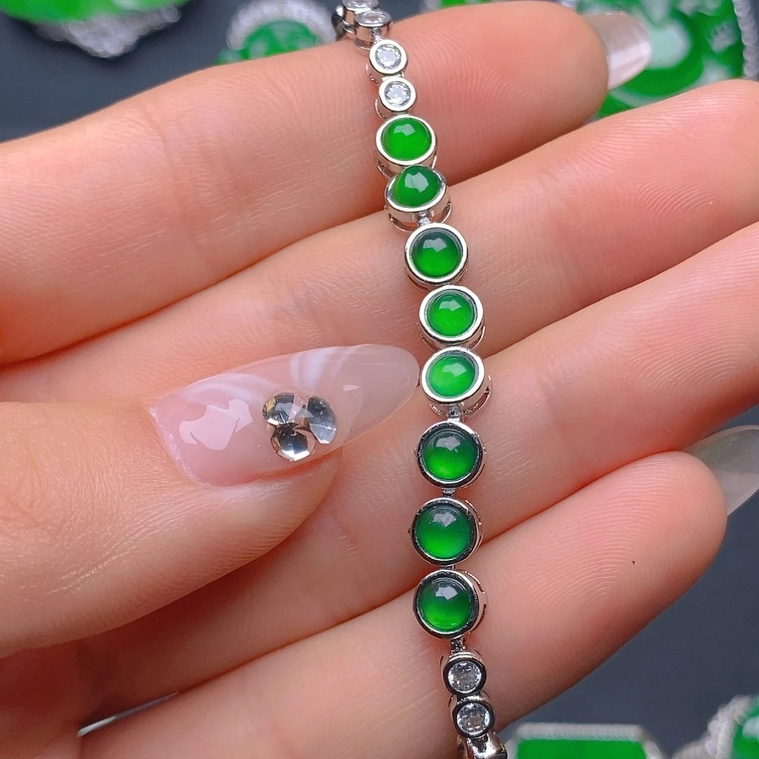 未镶嵌戒指翡翠手链