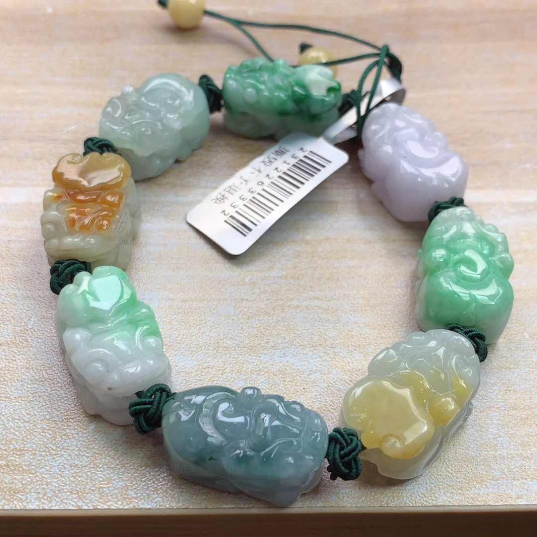 未镶嵌手链翡翠手串