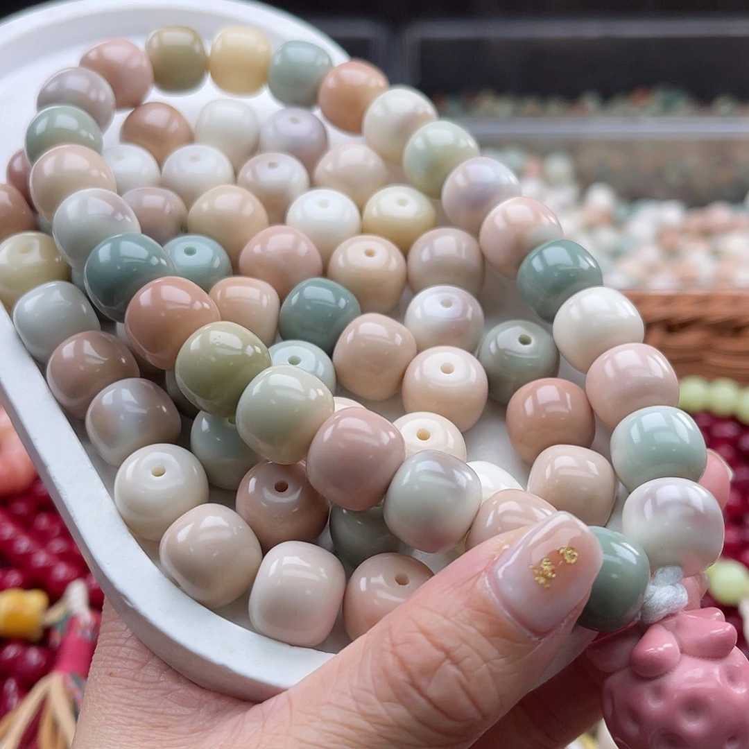 白玉菩提吊坠C/13.75mm/30+30颗