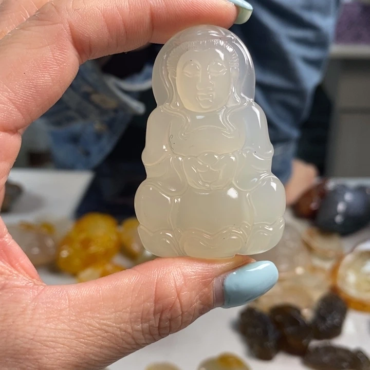 玛瑙/玉髓未镶嵌吊坠(不含链)