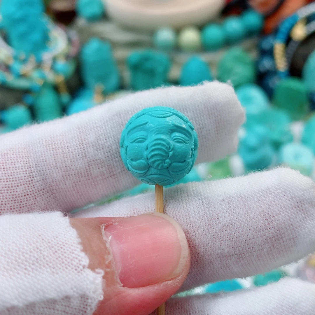 绿松石未镶嵌珠宝半成品