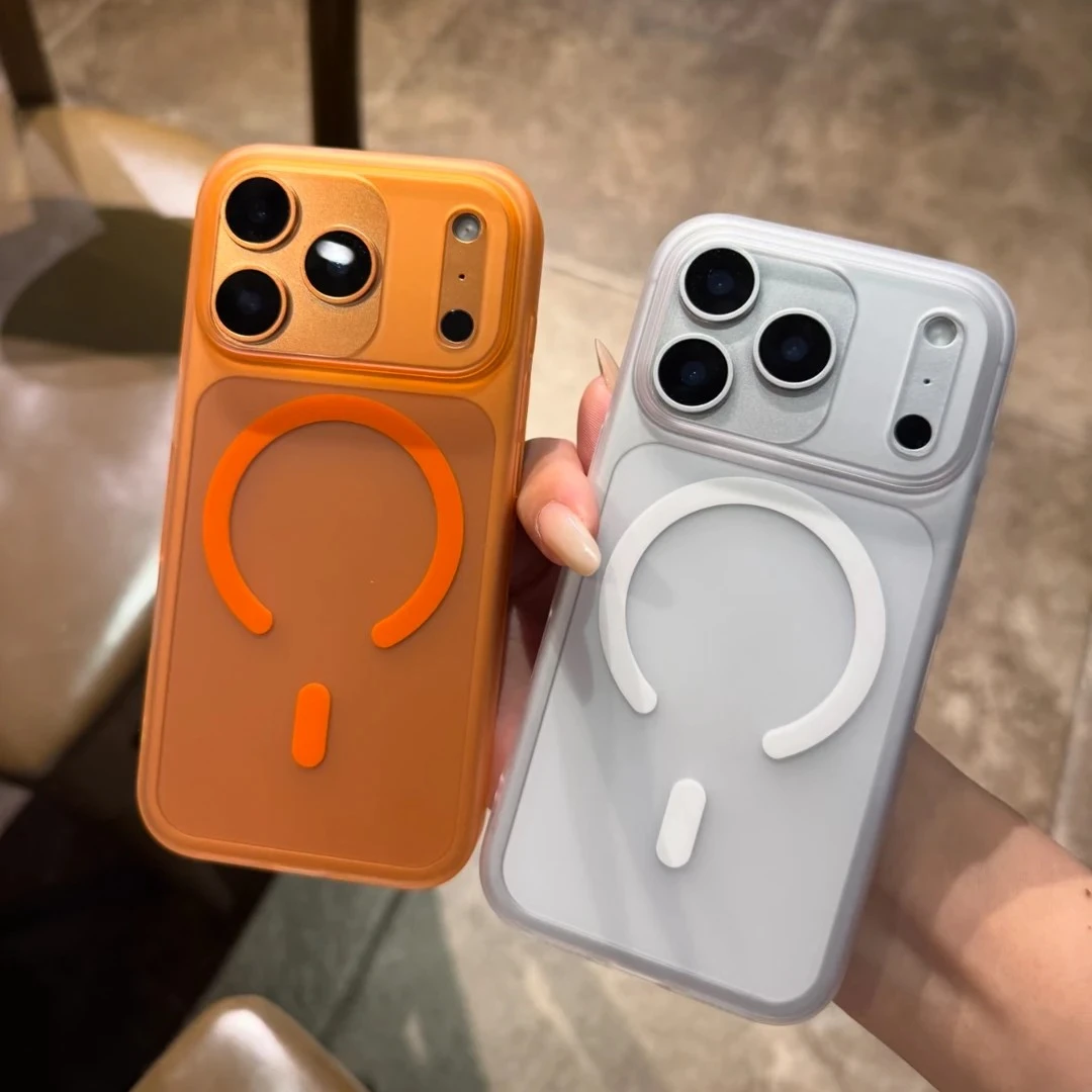 ZMGX新款肤感磁吸适用iPhone17promax手机壳16pro磨砂15防指纹13