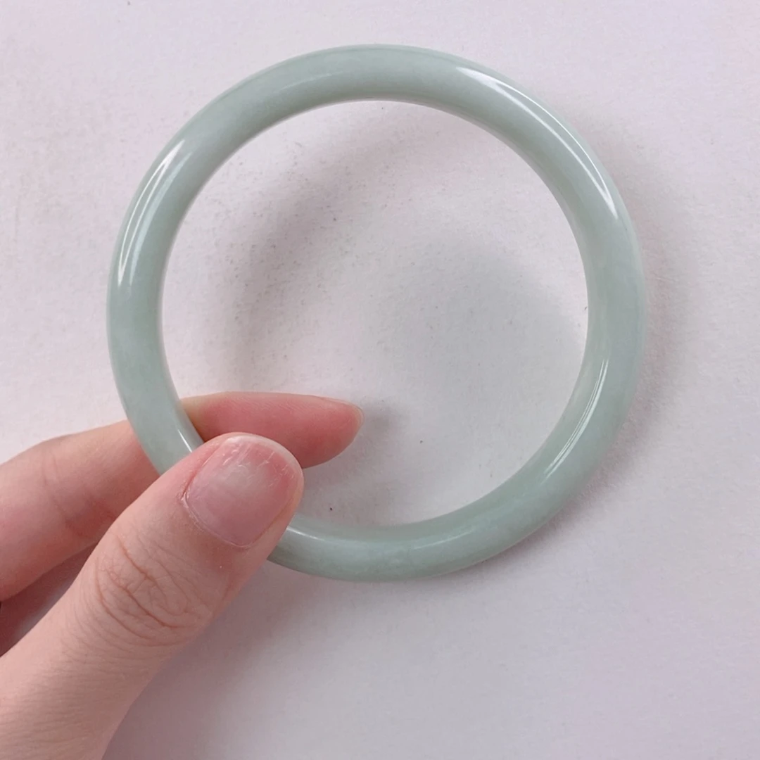 蓝田玉（蛇纹石化大理石玉）手镯未镶嵌琴