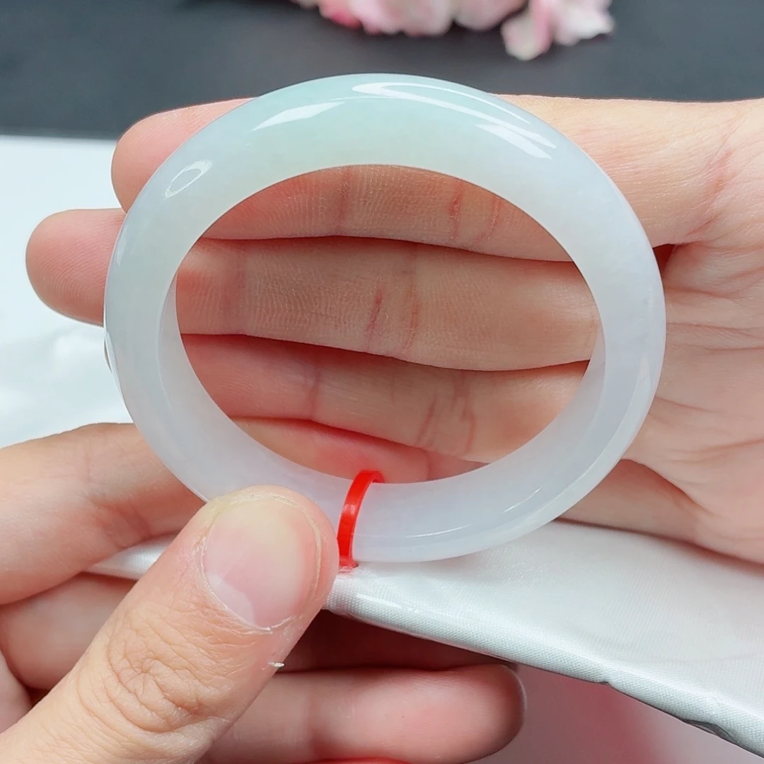 翡翠未镶嵌手镯50.6圈口