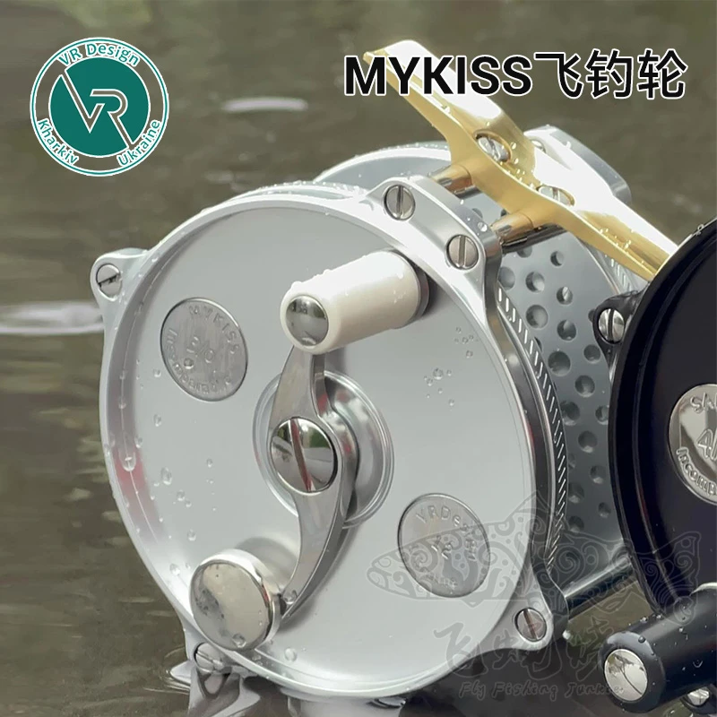 乌克兰VR Design古典飞钓轮MYKISS飞蝇轮封闭可调刹车飞蝇烧