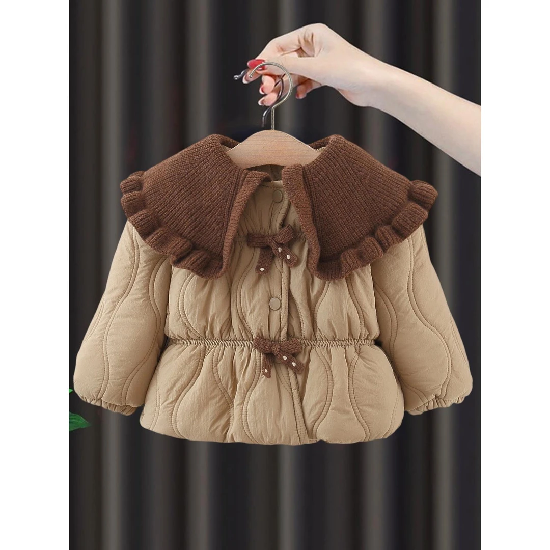 12岁女童服2025新款女宝宝秋冬外套女小童服袄婴儿衣服加绒