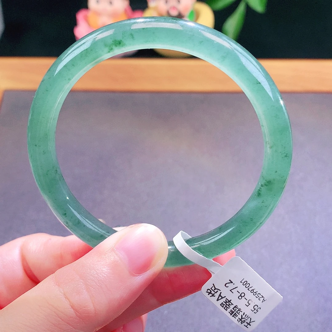 翡翠未镶嵌手镯天然翡翠