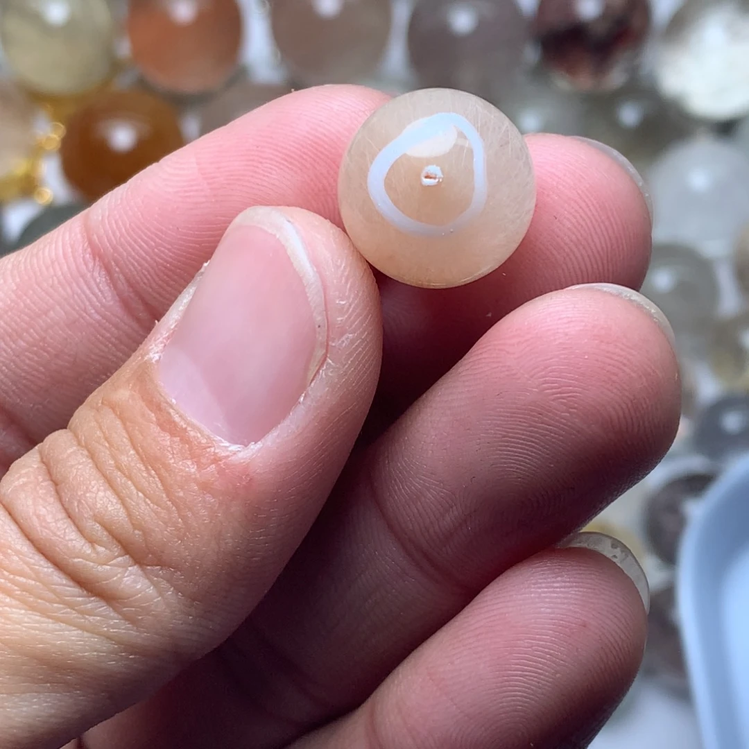 水晶珠宝半成品未镶嵌_***丝兔毛球