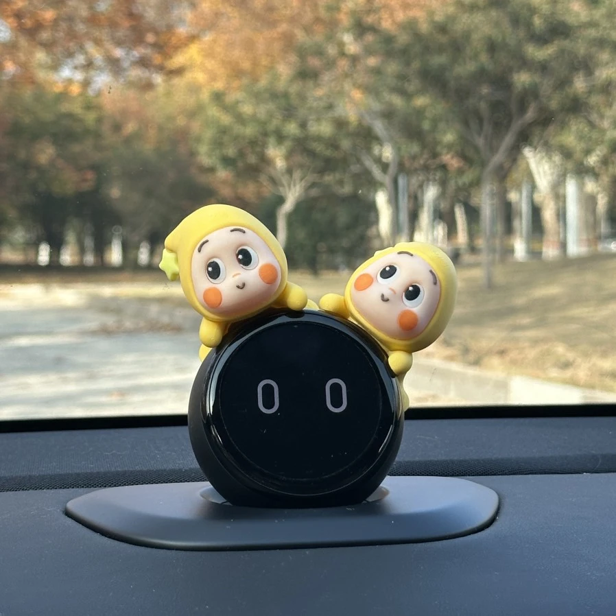 黄星仔 蔚来nomi帽子汽车内饰Nomi机器人头饰创意DIY可爱车载摆件