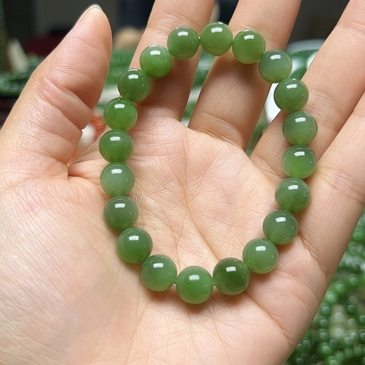 手串未镶嵌和田玉（碧玉）