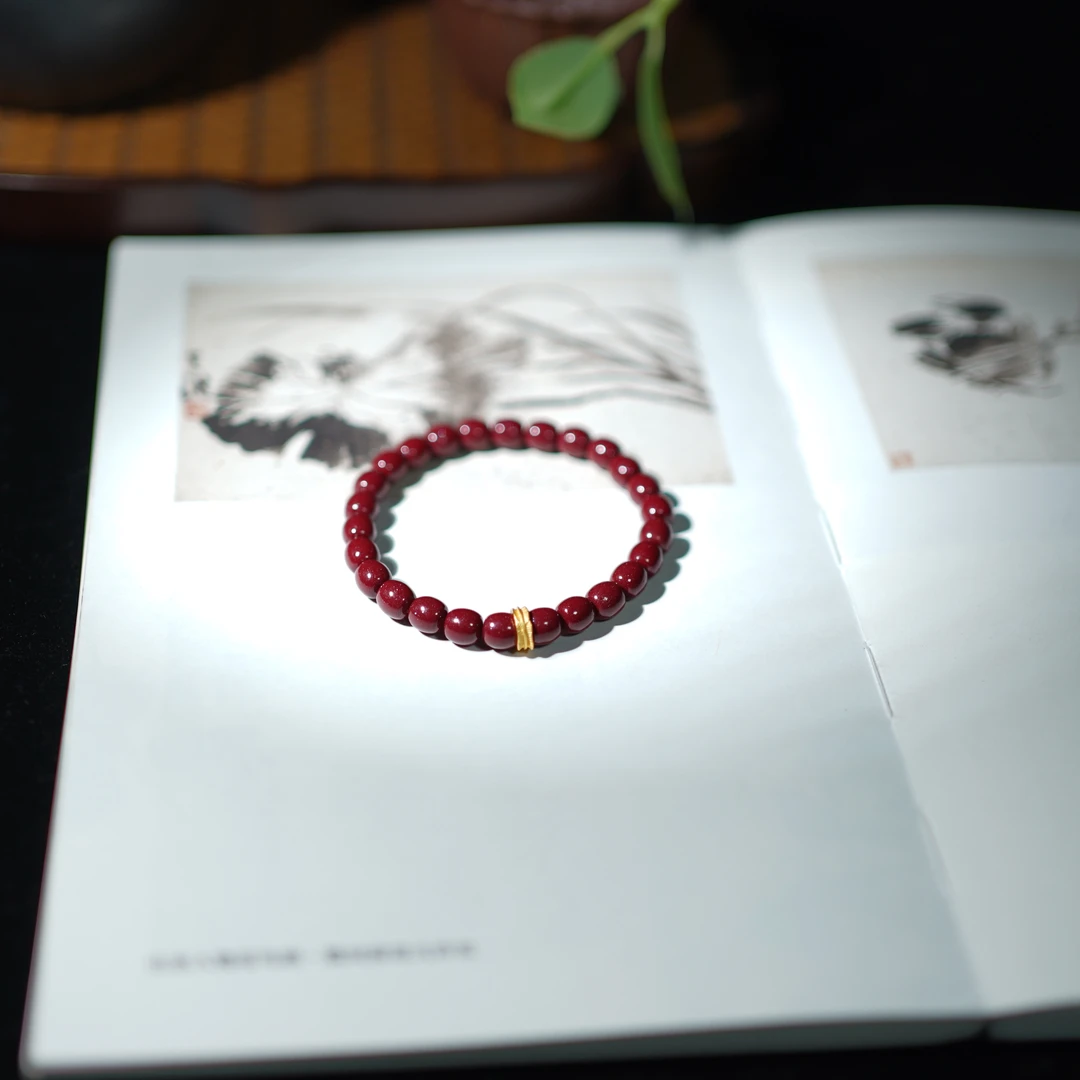 含辰砂工艺品【佩洁】朱砂*手串*