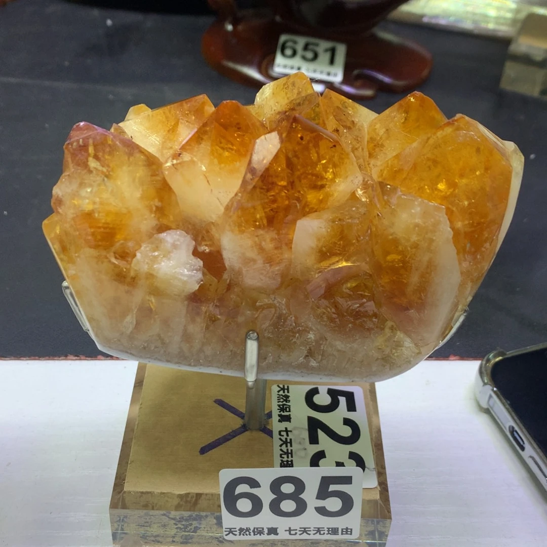 木***木水晶未镶嵌摆件水晶