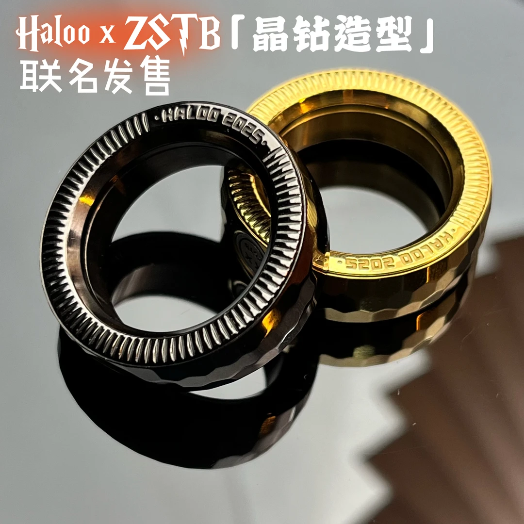 【撸戒】机械戒指双向棘轮手感丝滑酥麻爽感CNC精雕高端EDC解压玩具