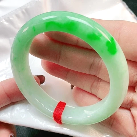 未镶嵌手镯翡翠正圈1765