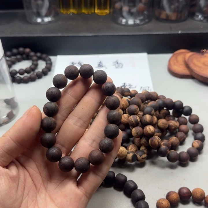 藤类1.2紫黄油单圈圆珠降真香