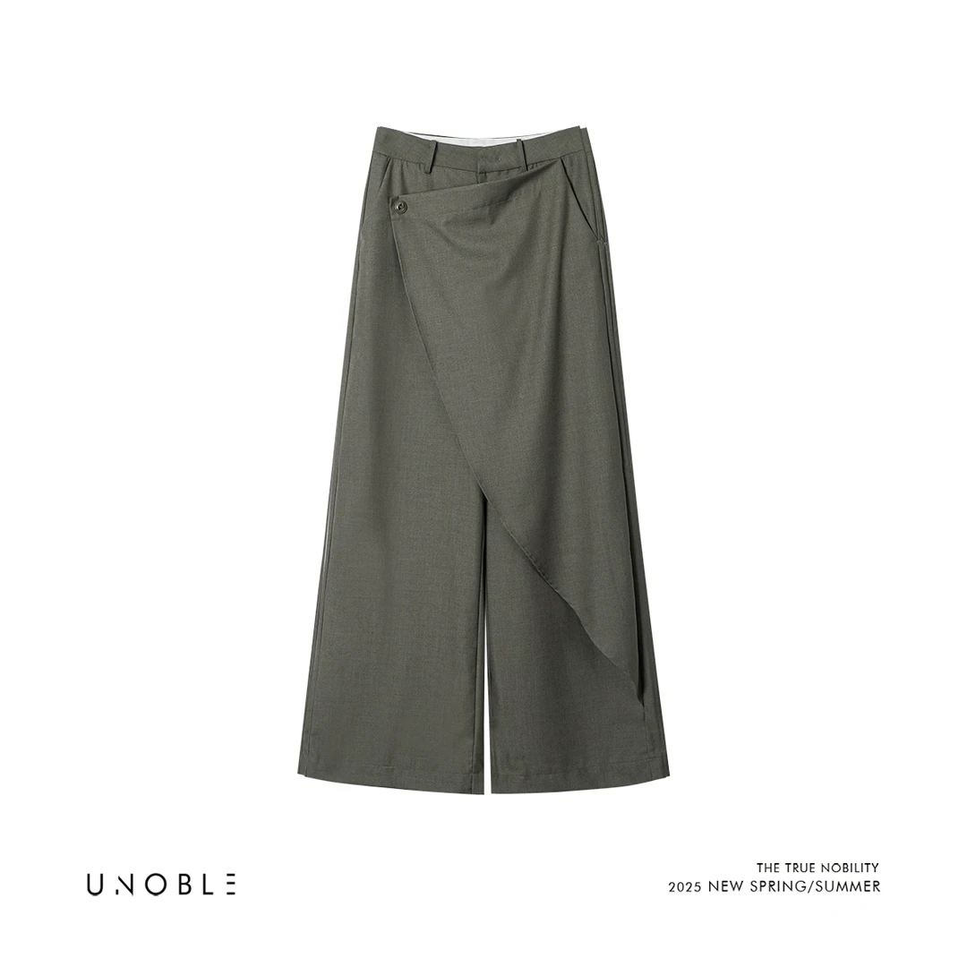 UNOBLE 2025S/S【极简前片侧扣设计长裤】 春夏新品