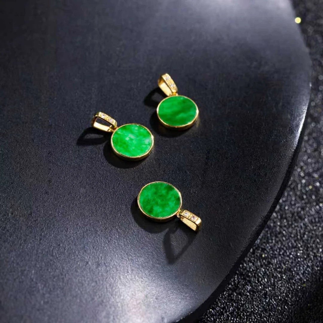 【举石优选】S1103-S405-088翡翠吊坠18k（一件/多样性发）W