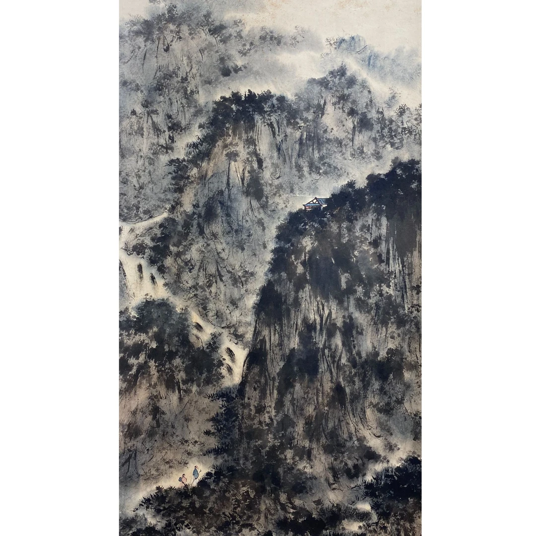 DY4625傅先生 山水 纸本138*68 2181
