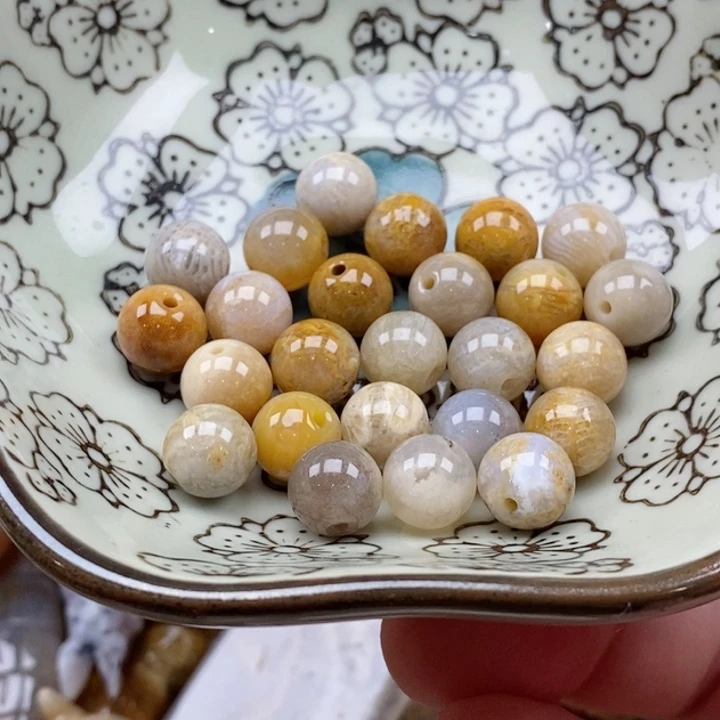 硅化珊瑚(珊瑚玉)未镶嵌颈饰