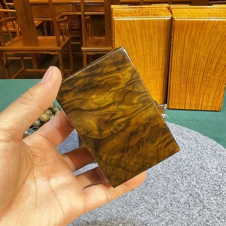 阴沉木金丝楠木小叶桢楠阴沉乌木粗烟盒2