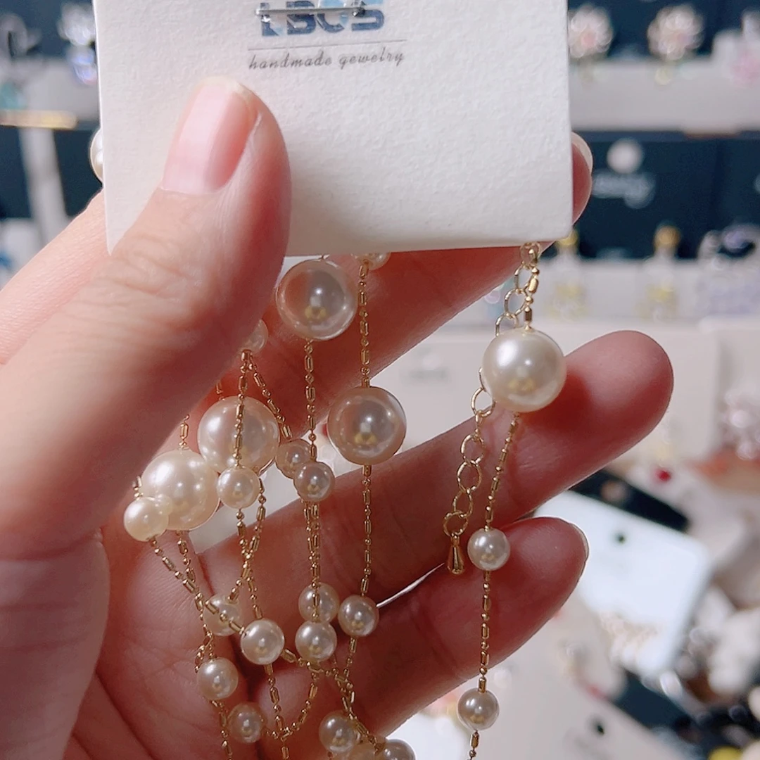 琉璃纯铜合金耳环的