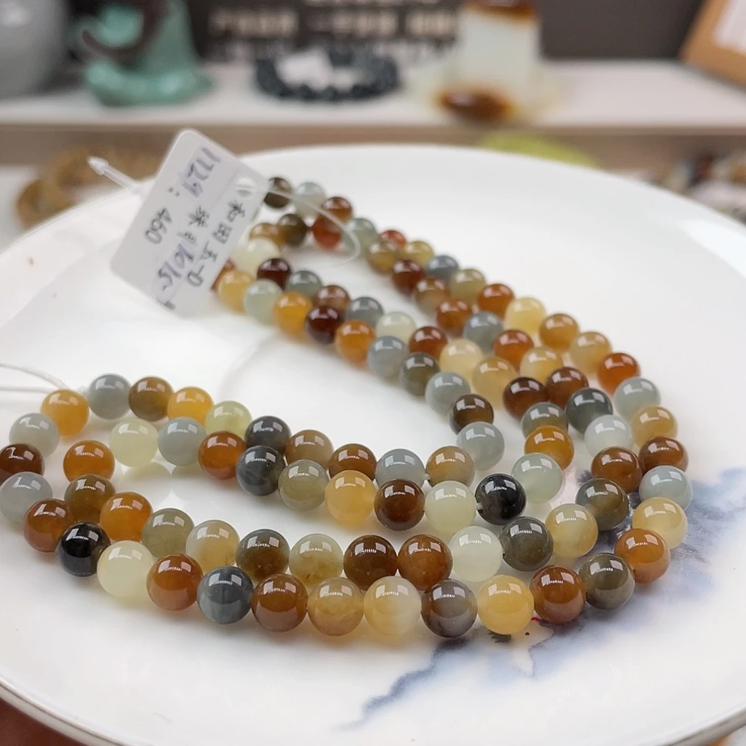 和田玉手串未镶嵌