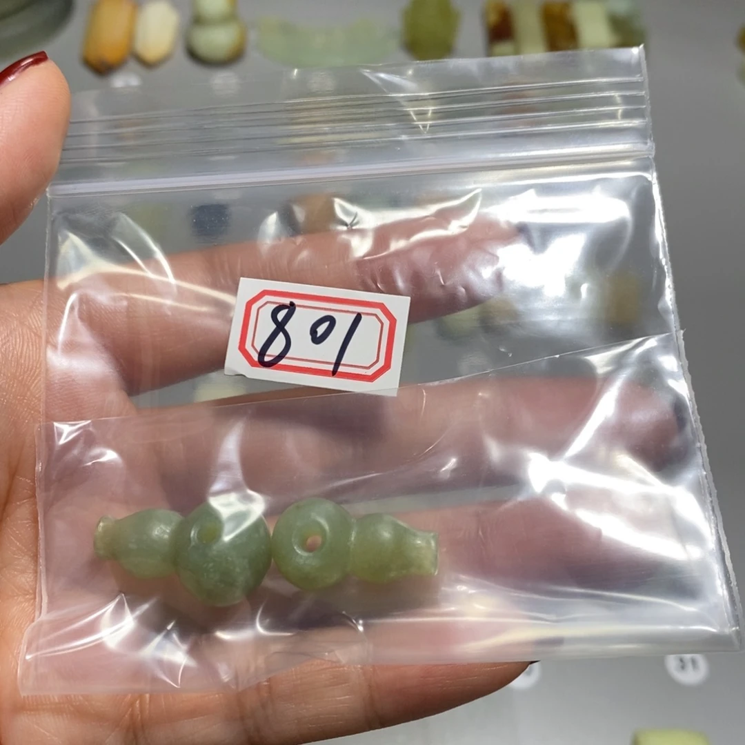 蛇纹石玉颈饰未镶嵌星*海