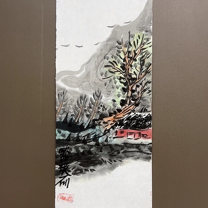 国画欧阳   手绘原创