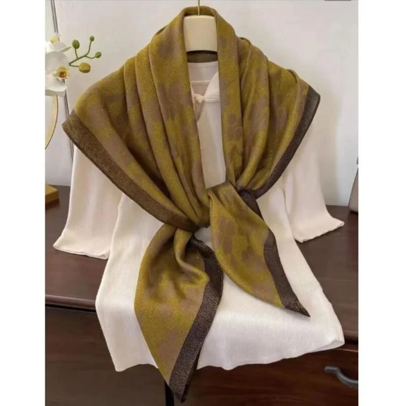 S-40 黄色100*100 软金丝黄色 丝巾