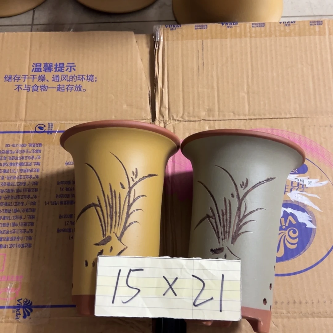 宜兴川阁紫砂花盆