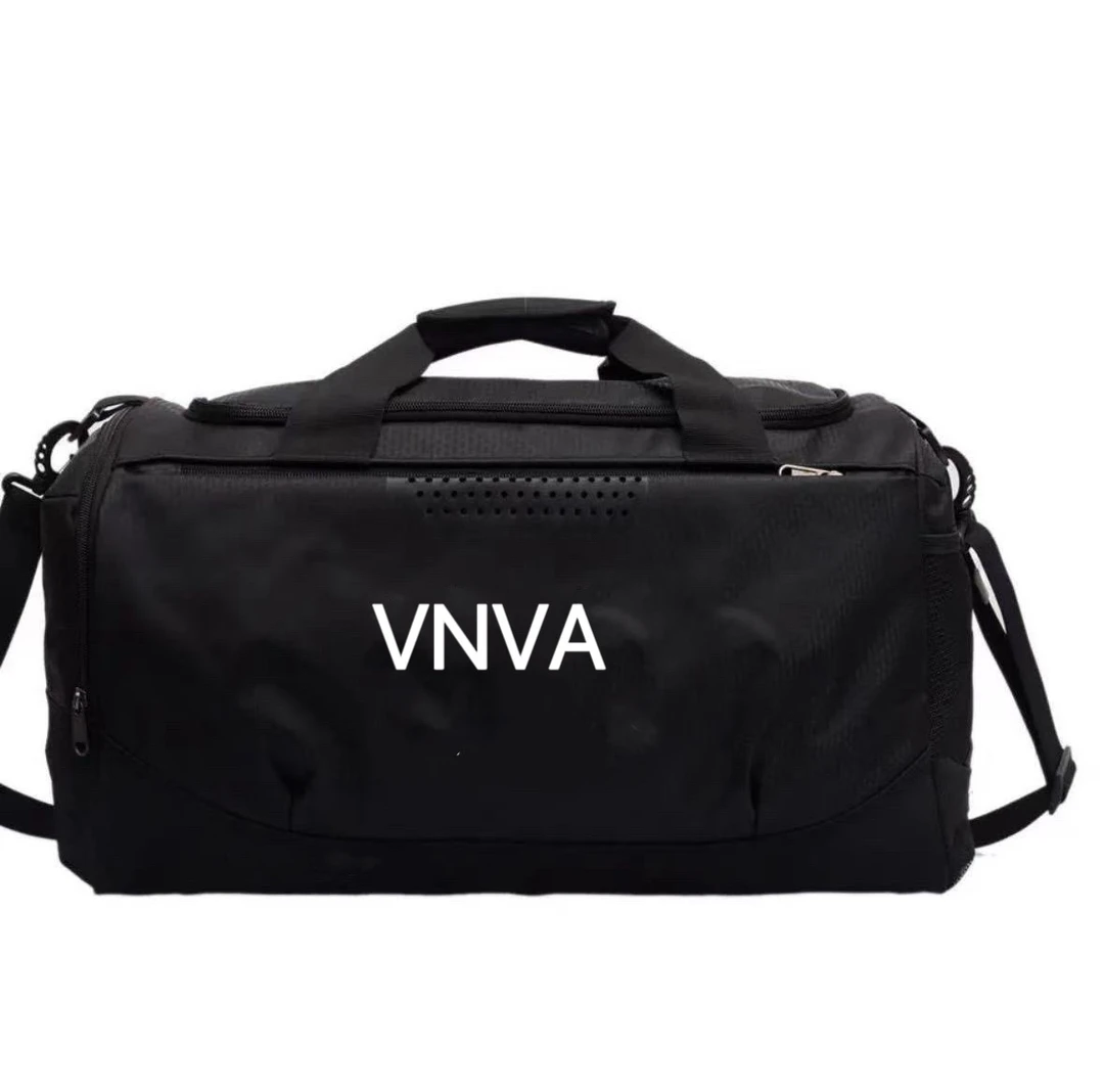 VNVA运动出行黑色轻便斜跨健身包单肩运动包肩包便携时尚