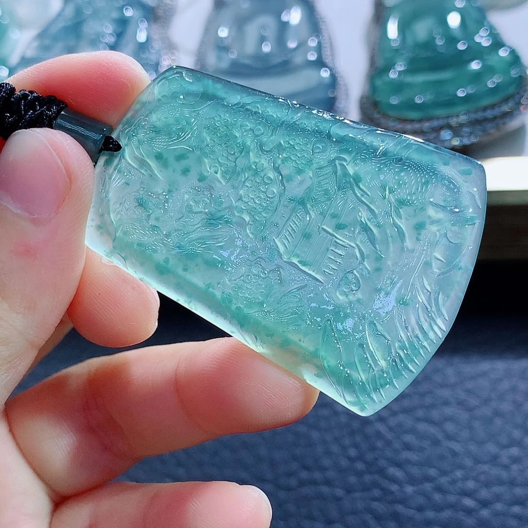 未镶嵌挂件翡翠翡翠