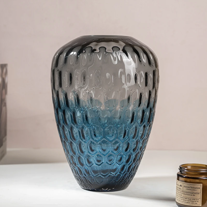 M658 简约时尚家居轻奢装饰高级感插花耐高温花瓶