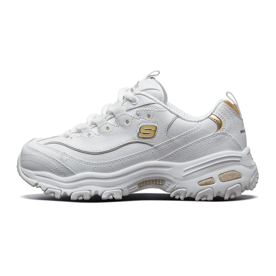 斯凯奇｜【D'LITES小白熊】女鞋厚底增高老爹鞋运动休闲鞋