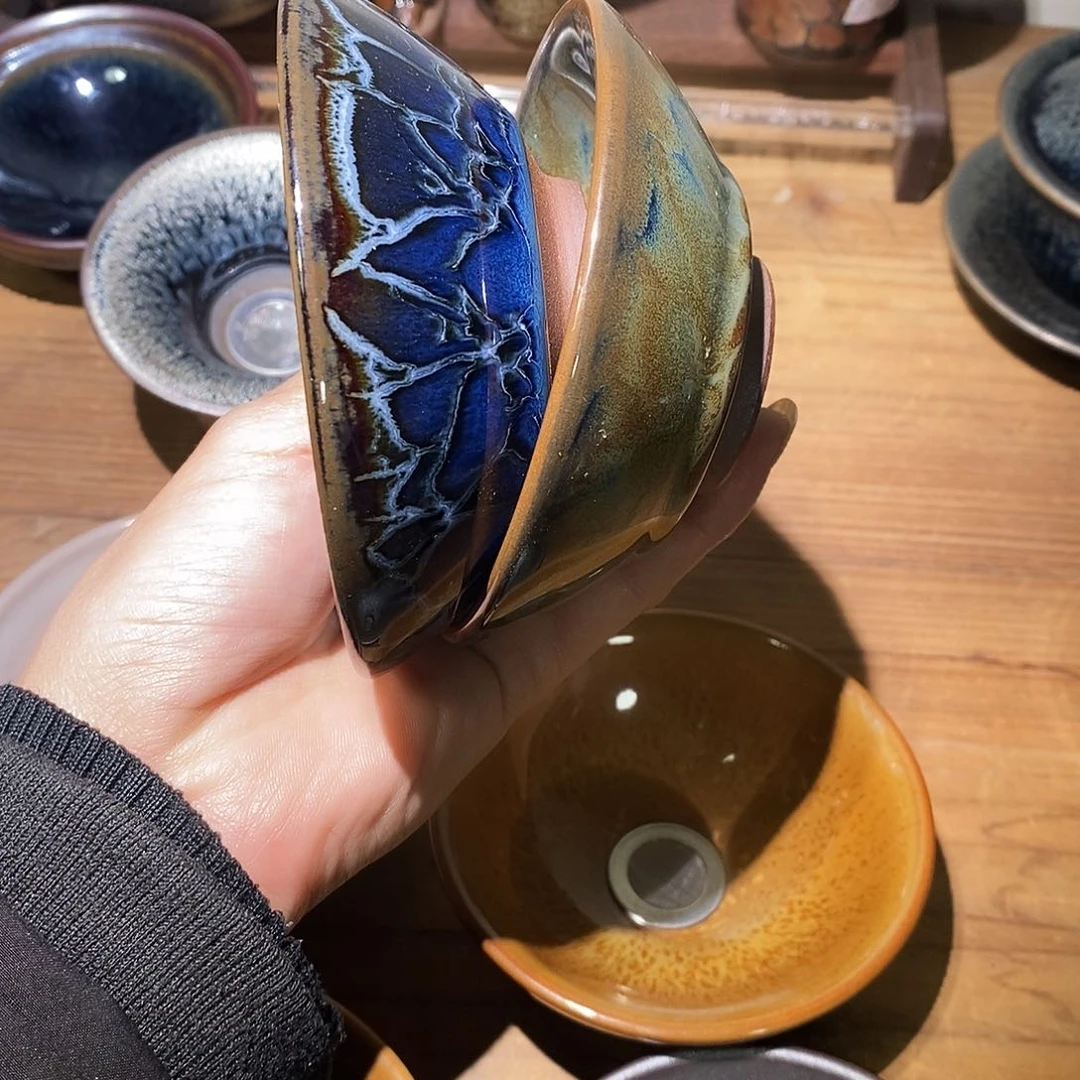 茶盏꧁****꧂建盏茶漏两个