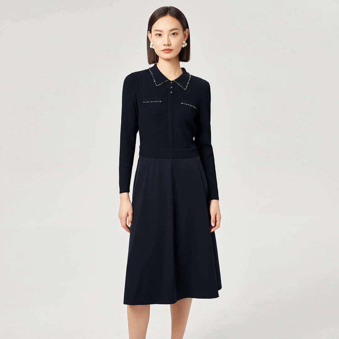 【李老板专属】2025年秋季新款优雅气质连衣裙商场同款女