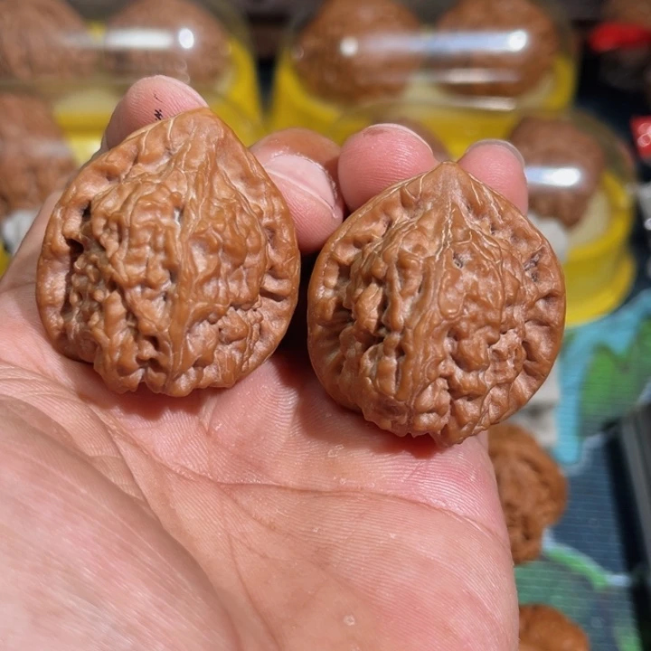 文玩核桃把件九月元宝37